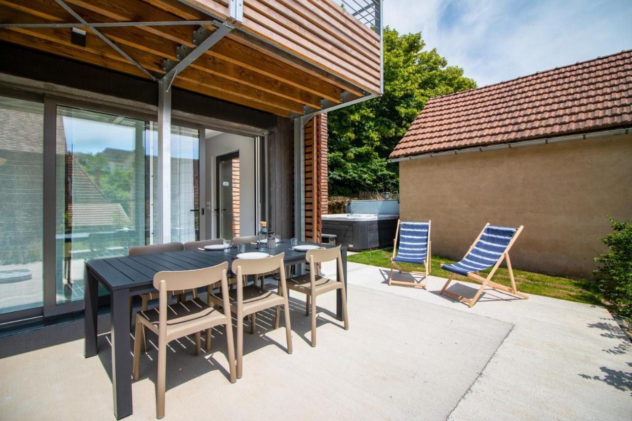 Bella, Jacuzzi Partage & Parking Avec Borne De Recharge Voiture Electrique Apartment Sarlat-la-Caneda Bagian luar foto